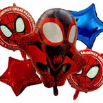 Bouquet de 5 globos metalizados personajes